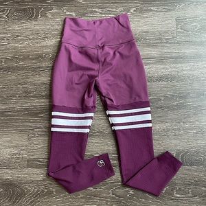 Bombshell Sportswear Thigh-Highs Solid in Plum. Authentic and Like New!